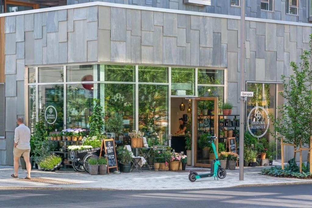 Bjorvika - Chic Apartment In Oslo Center ภายนอก รูปภาพ